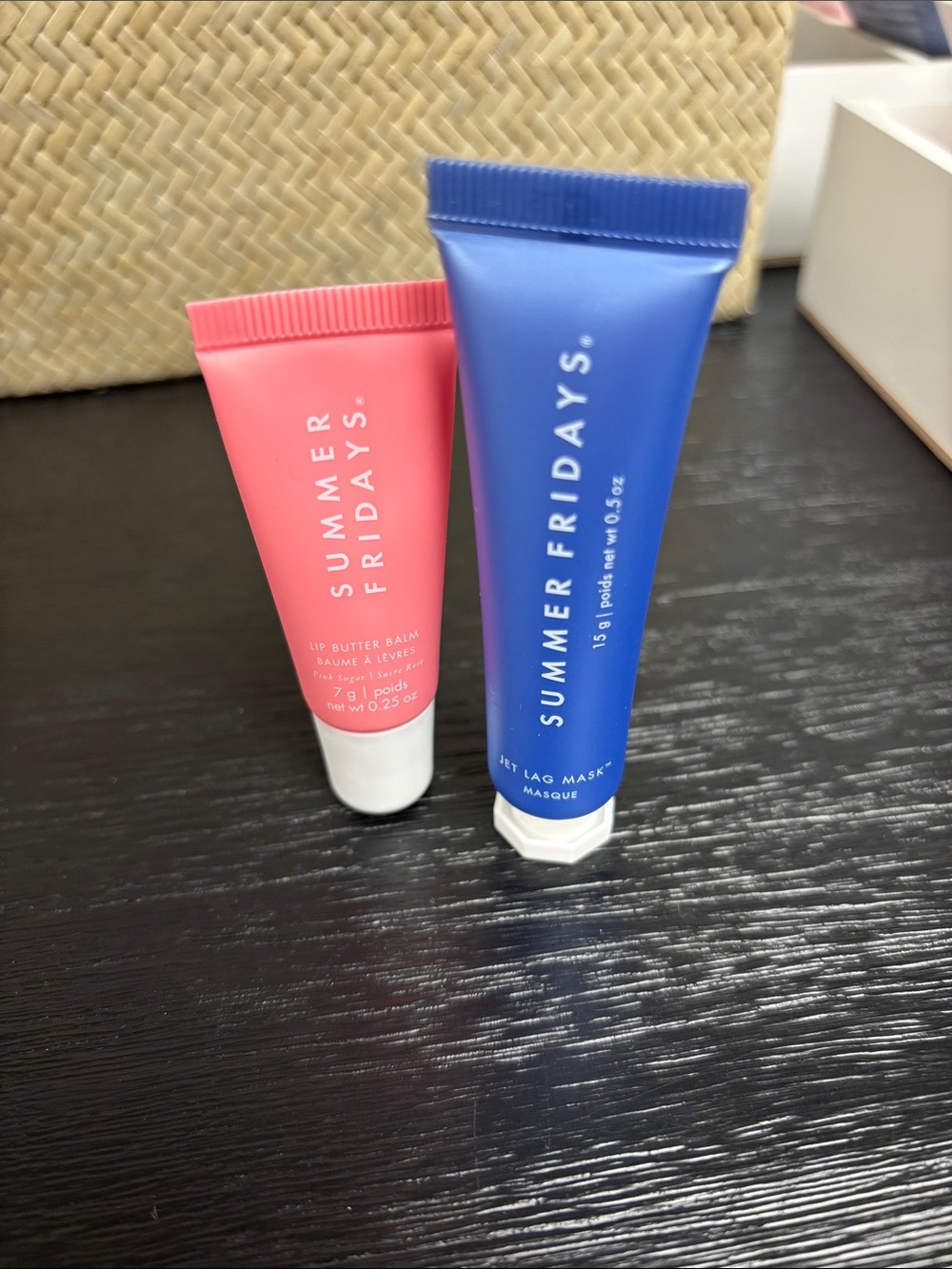Summer Fridays Pink Lip Butter Balm & Blue Jet Lag Mask Duo